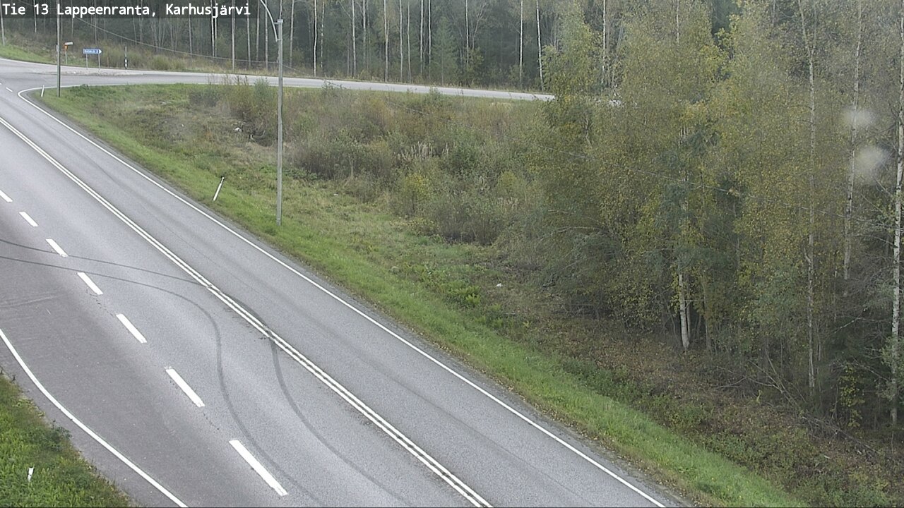Weather Camera Image Road 13 Karhusjärvi, Lappeenranta, Etelä-Karjala