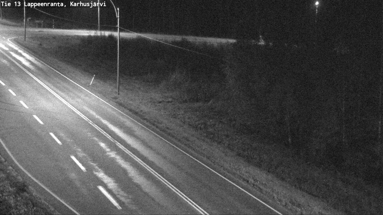 Weather Camera Image Road 13 Karhusjärvi, Lappeenranta, Etelä-Karjala