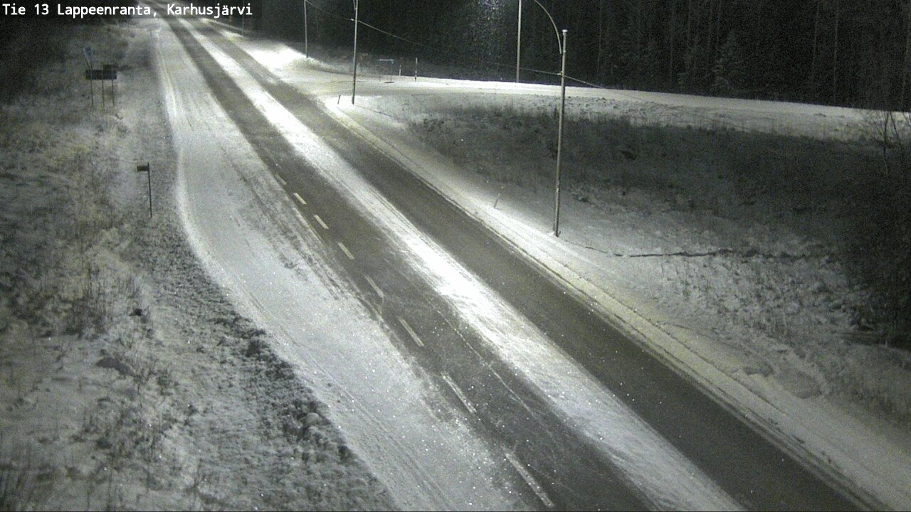 Weather Camera Image Road 13 Karhusjärvi, Lappeenranta, Etelä-Karjala