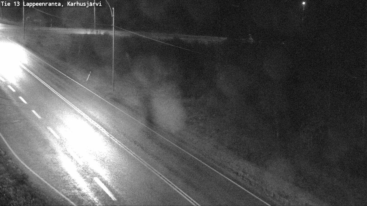 Weather Camera Image Road 13 Karhusjärvi, Lappeenranta, Etelä-Karjala