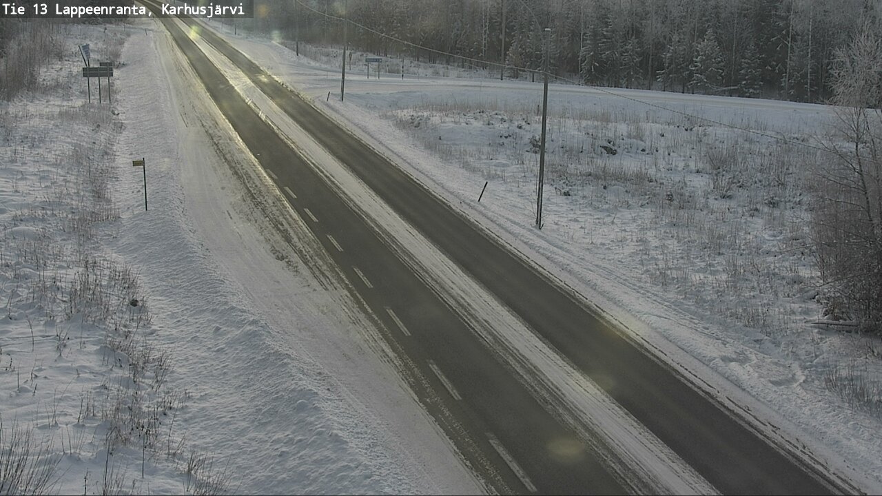 Kelikamerat Kuva Tie 13 Karhusjärvi, Lappeenranta, Etelä-Karjala