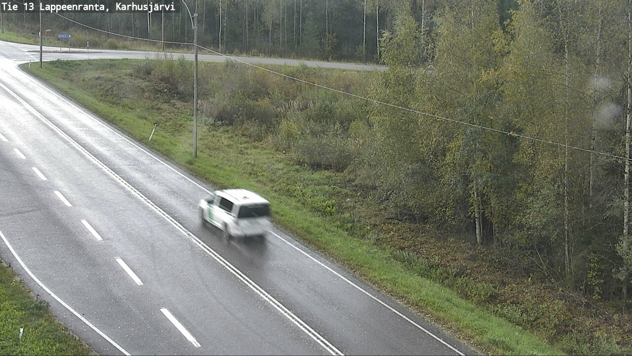 Weather Camera Image Road 13 Karhusjärvi, Lappeenranta, Etelä-Karjala