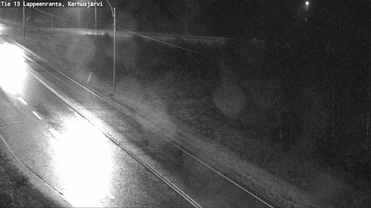 Weather Camera Image Road 13 Karhusjärvi, Lappeenranta, Etelä-Karjala