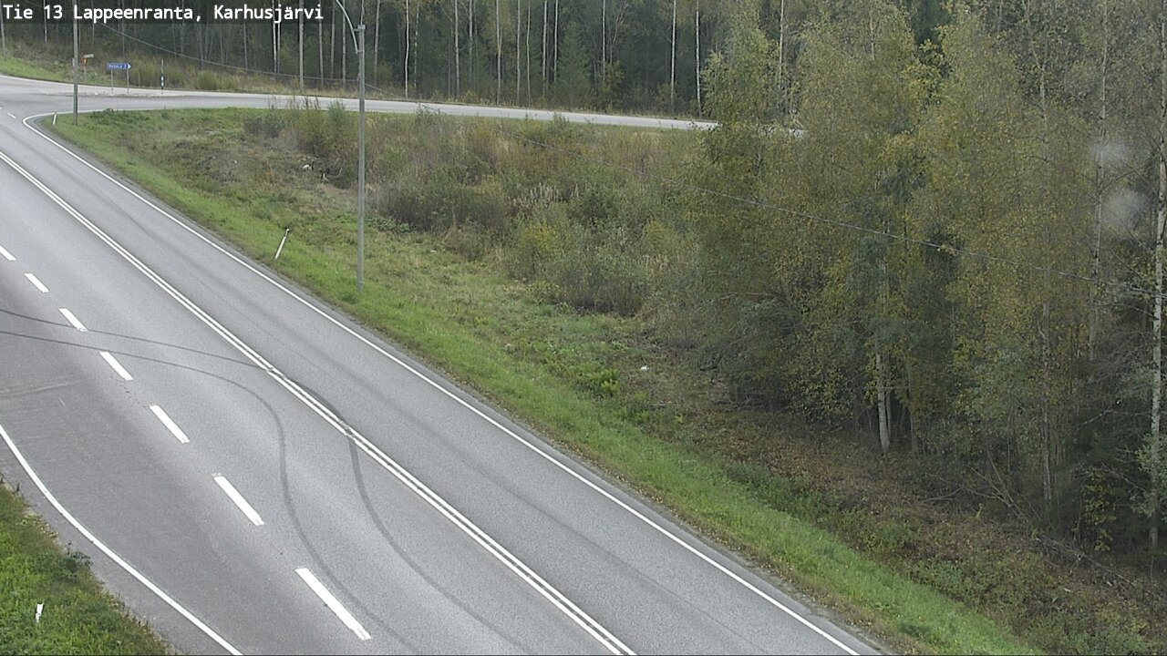 Weather Camera Image Road 13 Karhusjärvi, Lappeenranta, Etelä-Karjala
