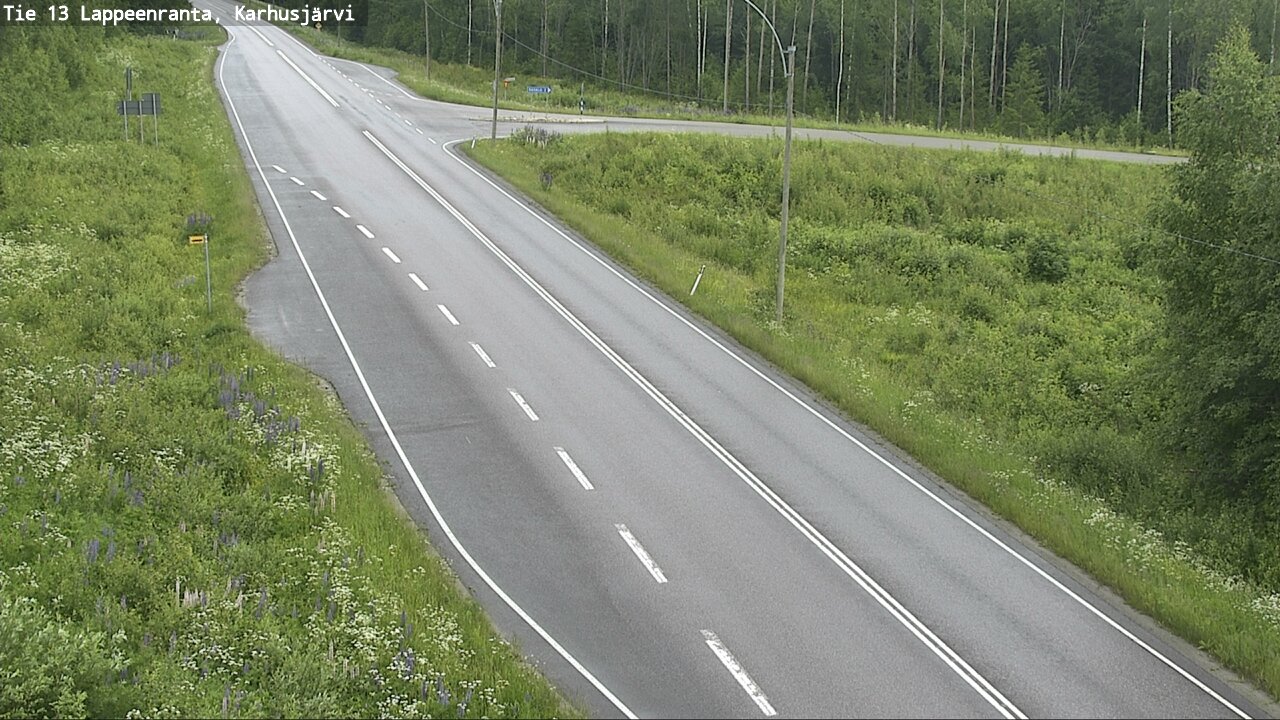 Kelikamerat Kuva Tie 13 Karhusjärvi, Lappeenranta, Etelä-Karjala