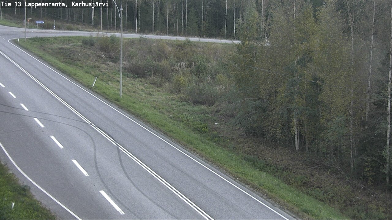 Weather Camera Image Road 13 Karhusjärvi, Lappeenranta, Etelä-Karjala