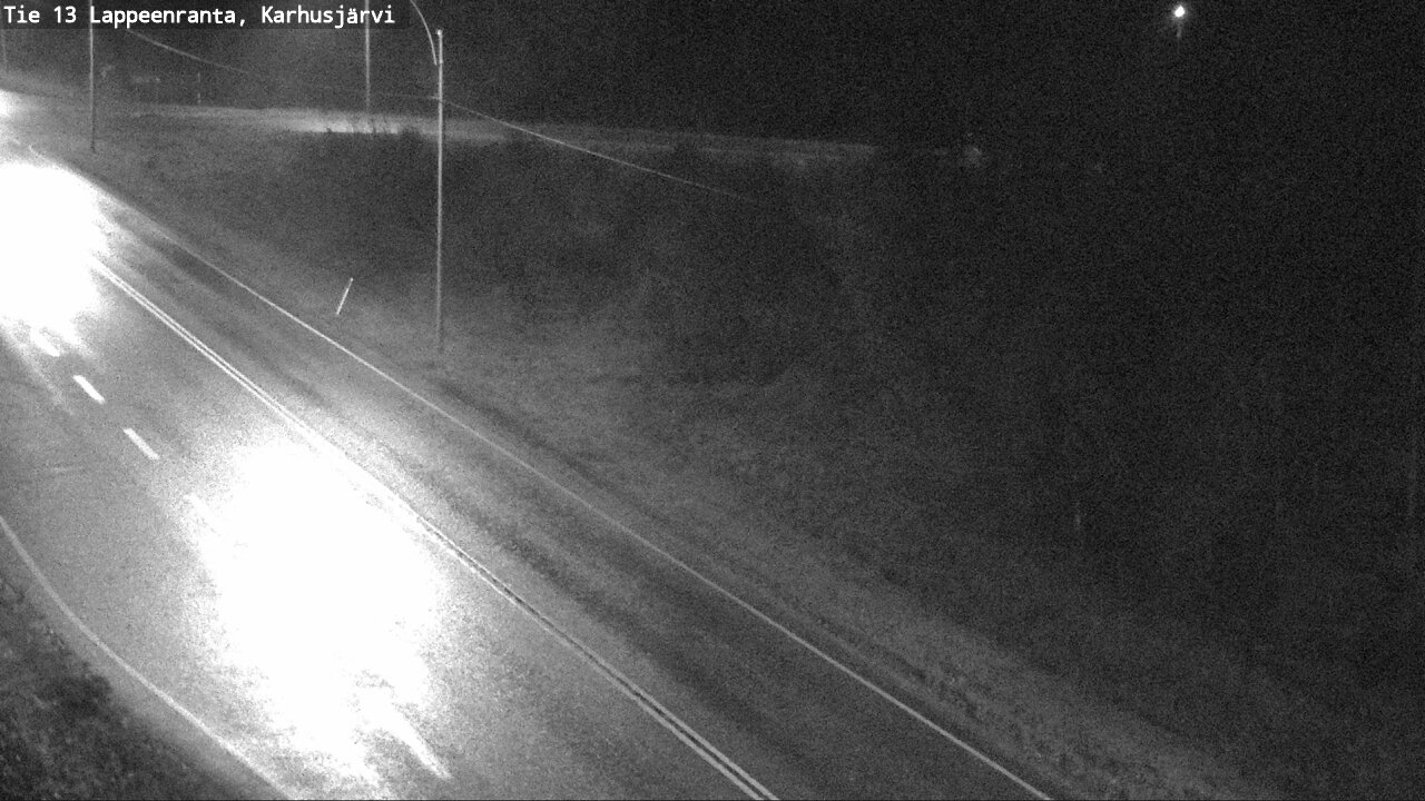 Weather Camera Image Road 13 Karhusjärvi, Lappeenranta, Etelä-Karjala