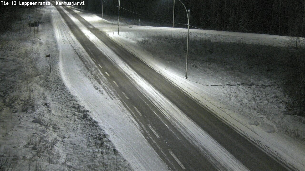 Weather Camera Image Road 13 Karhusjärvi, Lappeenranta, Etelä-Karjala
