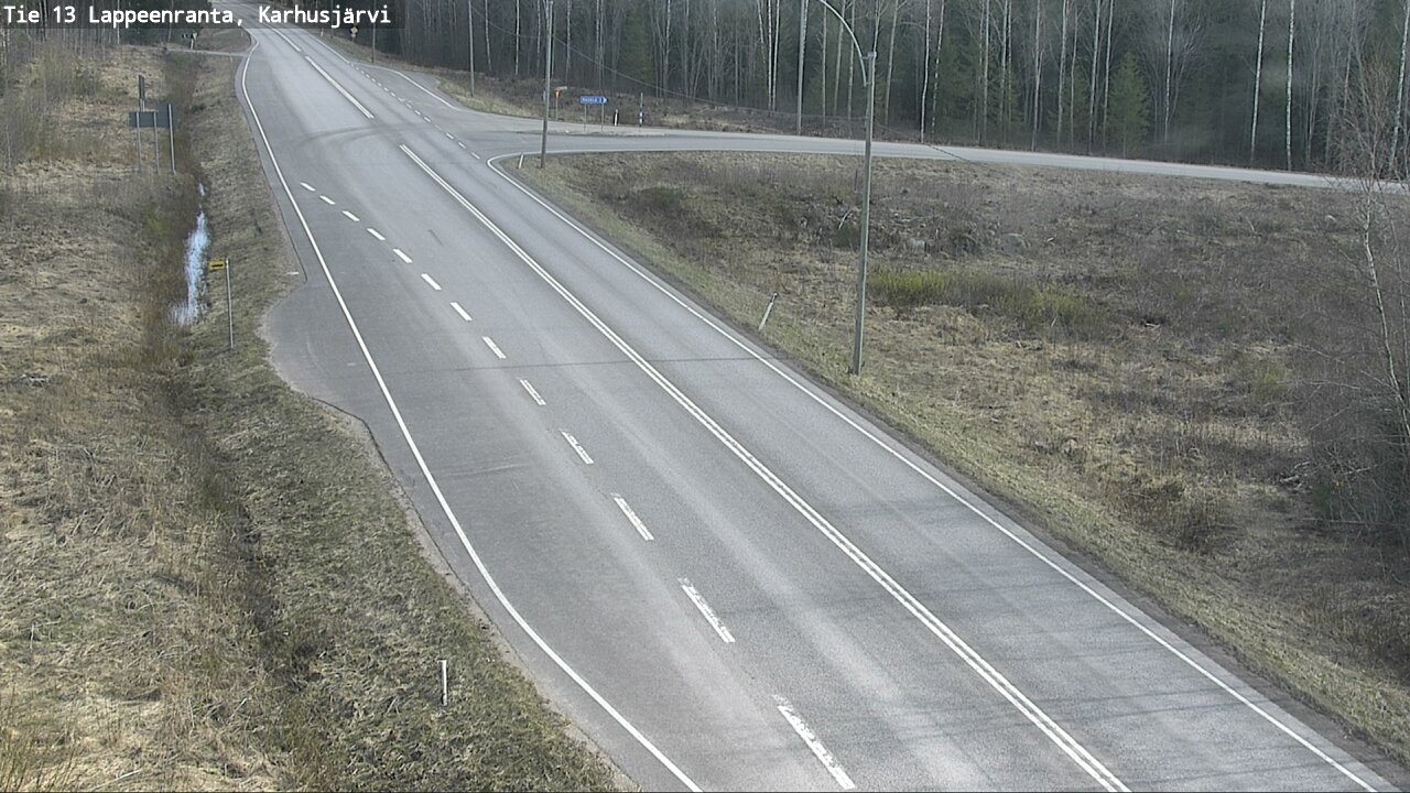Kelikamerat Kuva Tie 13 Karhusjärvi, Lappeenranta, Etelä-Karjala