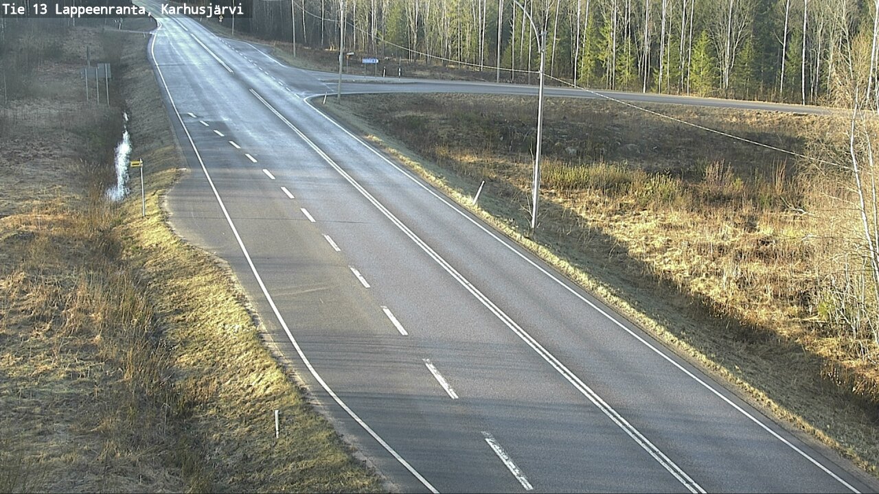 Kelikamerat Kuva Tie 13 Karhusjärvi, Lappeenranta, Etelä-Karjala