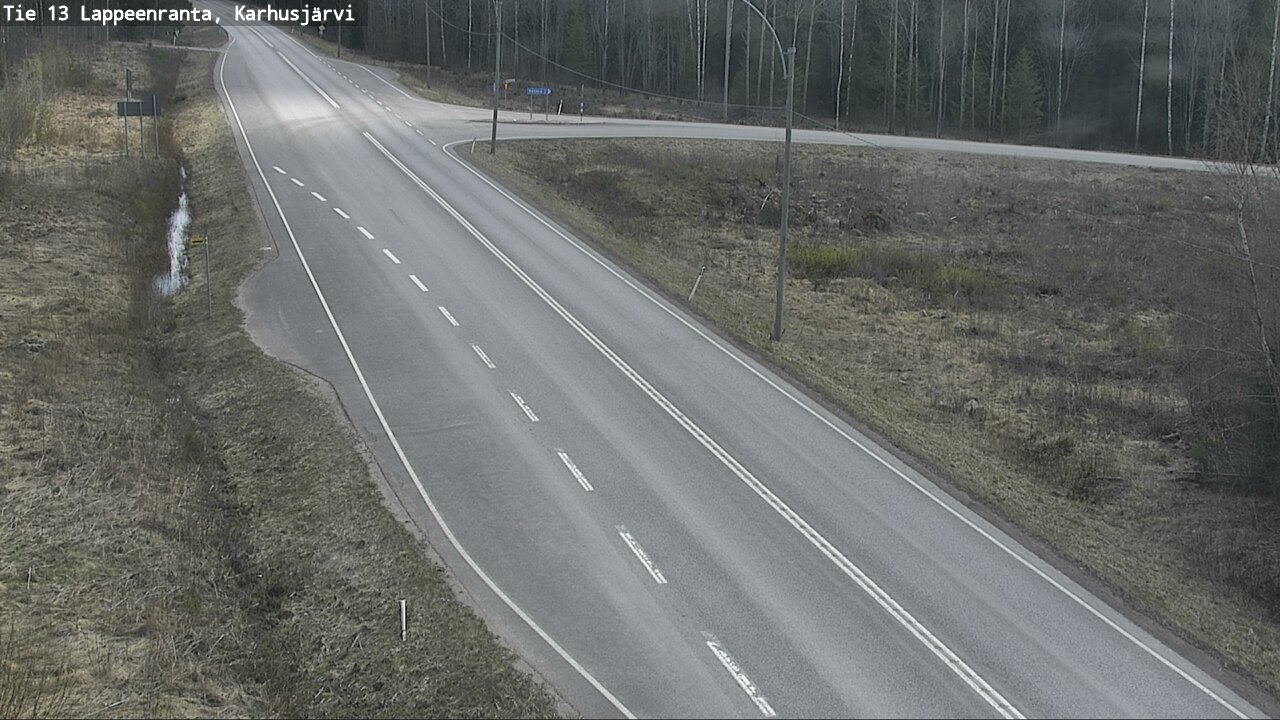 Kelikamerat Kuva Tie 13 Karhusjärvi, Lappeenranta, Etelä-Karjala