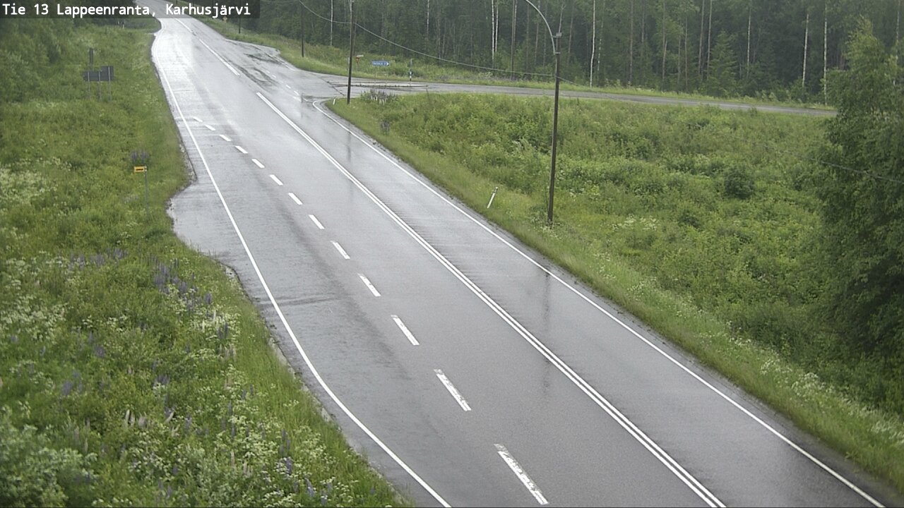 Kelikamerat Kuva Tie 13 Karhusjärvi, Lappeenranta, Etelä-Karjala