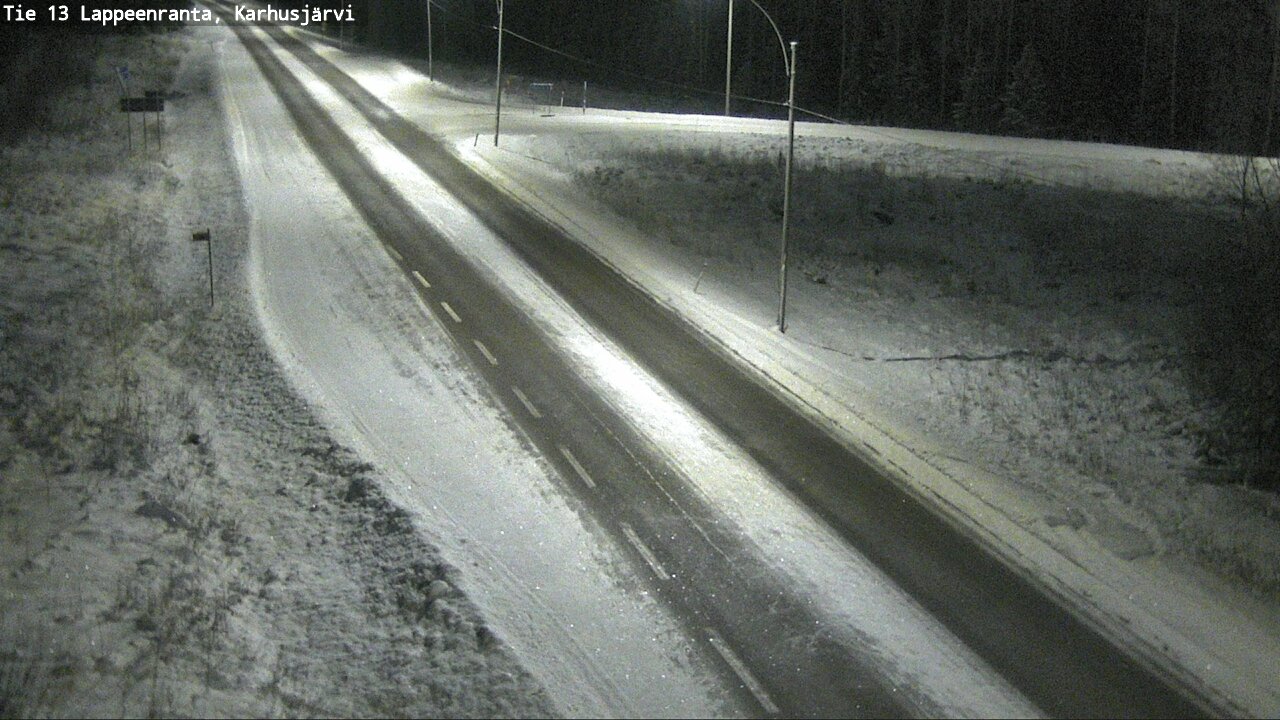 Weather Camera Image Road 13 Karhusjärvi, Lappeenranta, Etelä-Karjala