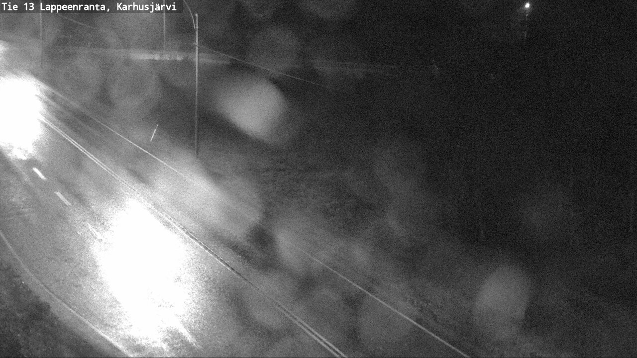 Weather Camera Image Road 13 Karhusjärvi, Lappeenranta, Etelä-Karjala
