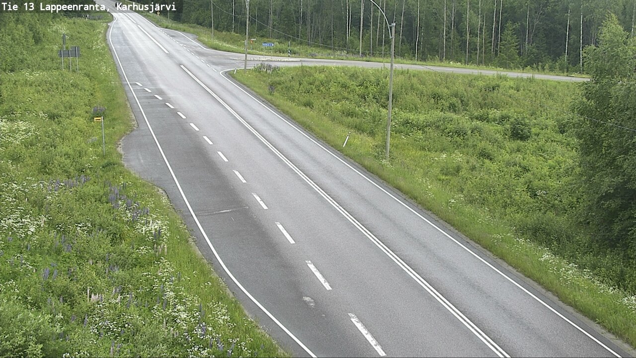 Kelikamerat Kuva Tie 13 Karhusjärvi, Lappeenranta, Etelä-Karjala