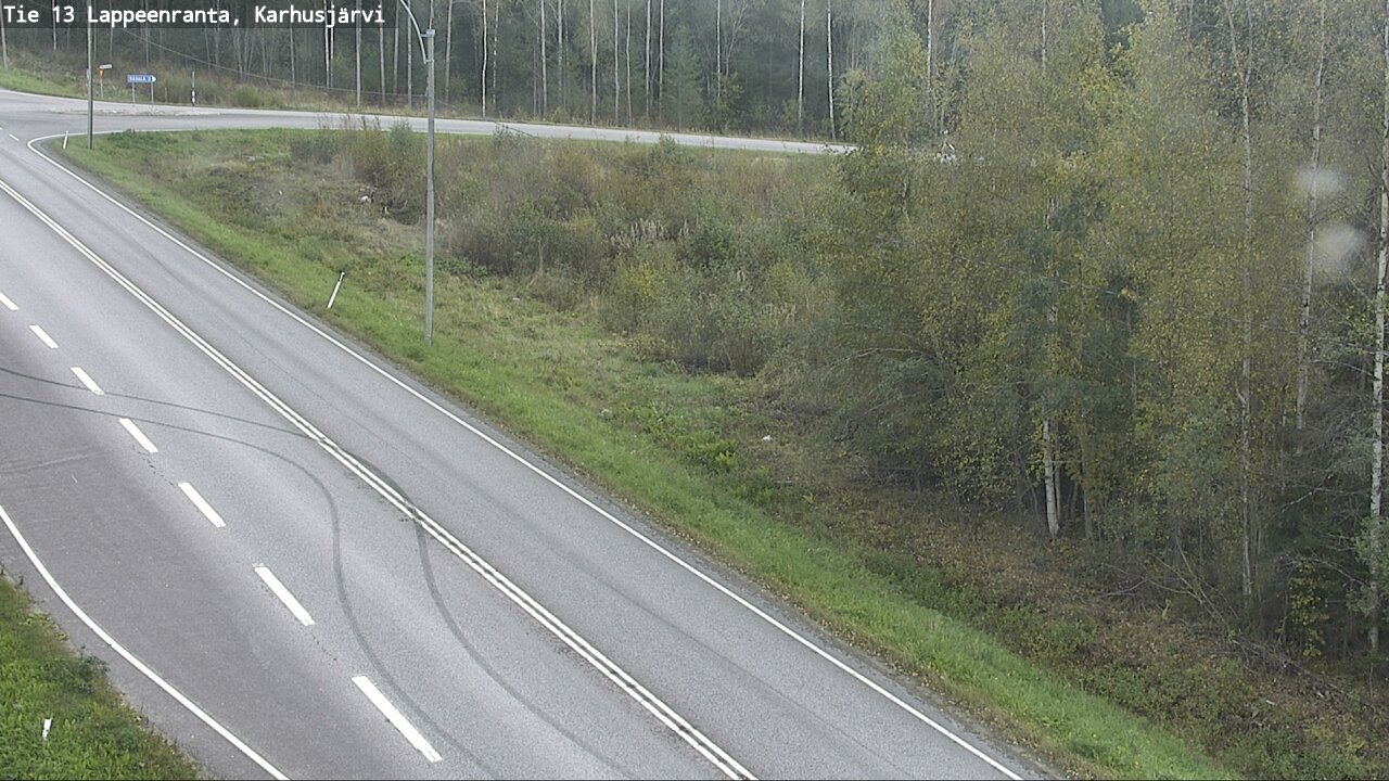 Weather Camera Image Road 13 Karhusjärvi, Lappeenranta, Etelä-Karjala
