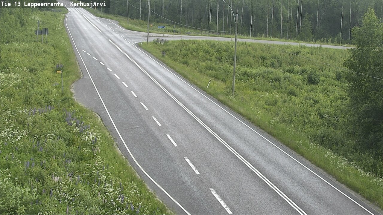 Kelikamerat Kuva Tie 13 Karhusjärvi, Lappeenranta, Etelä-Karjala