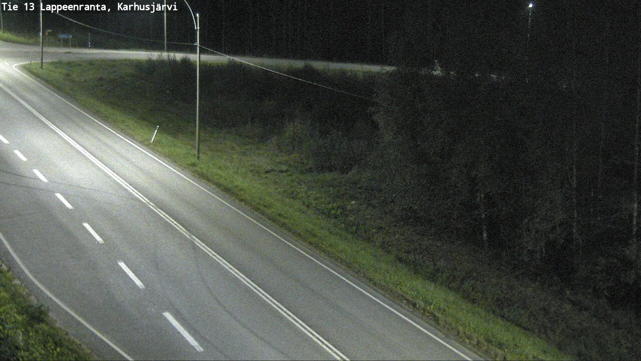 Weather Camera Image Road 13 Karhusjärvi, Lappeenranta, Etelä-Karjala