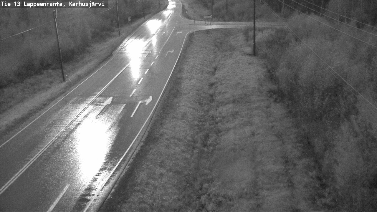 Weather Camera Image Road 13 Karhusjärvi, Lappeenranta, Etelä-Karjala