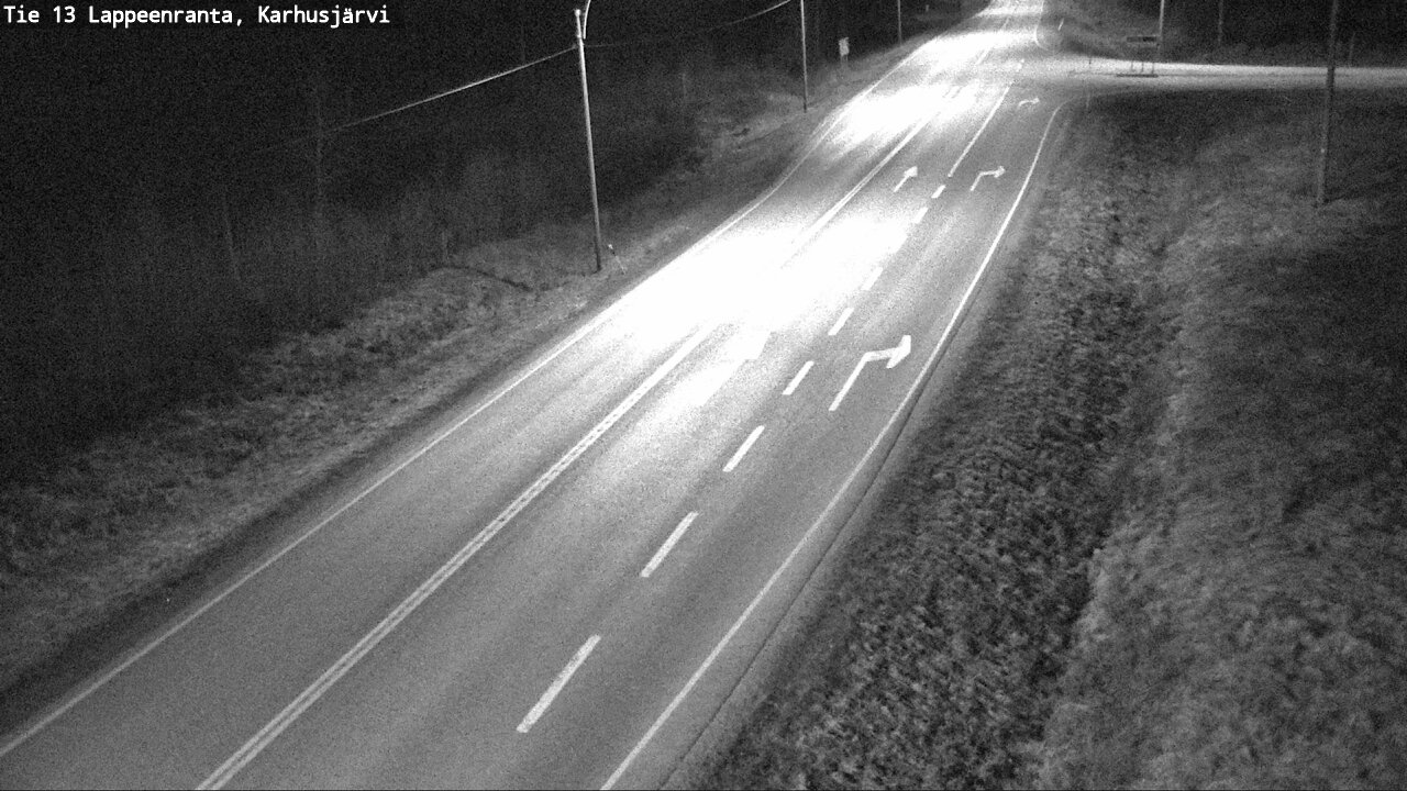 Weather Camera Image Road 13 Karhusjärvi, Lappeenranta, Etelä-Karjala