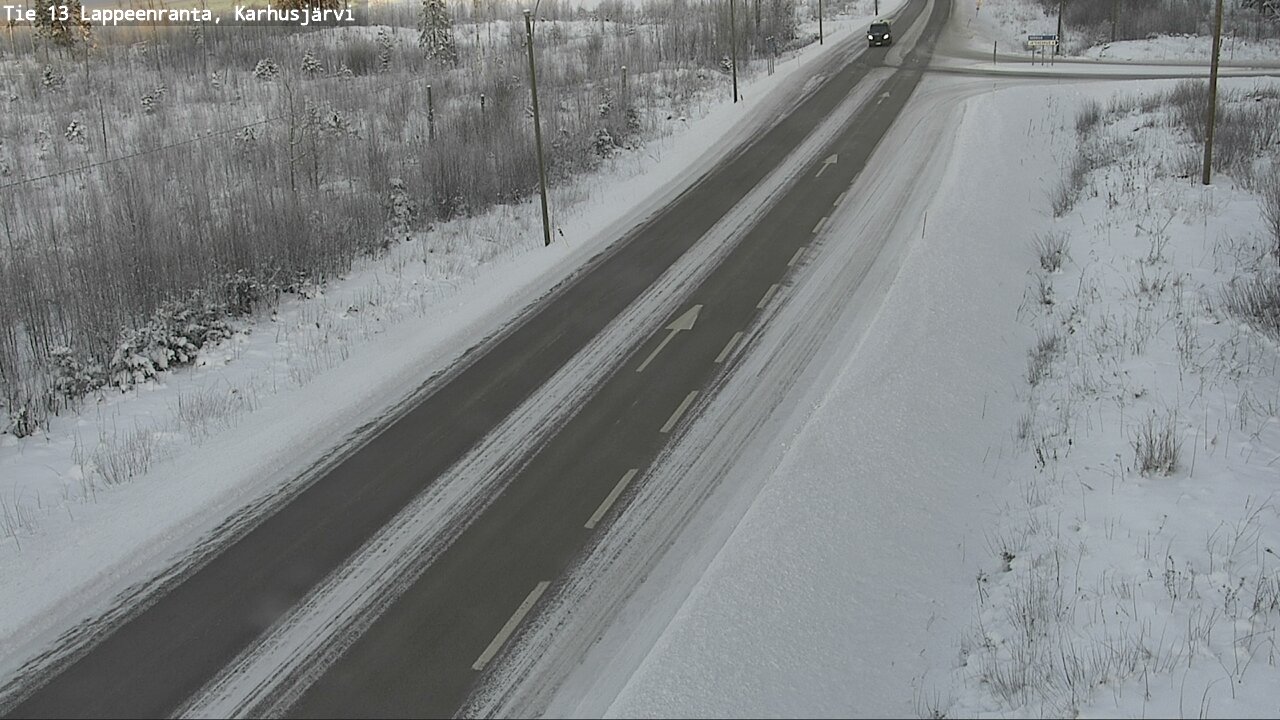 Weather Camera Image Road 13 Karhusjärvi, Lappeenranta, Etelä-Karjala
