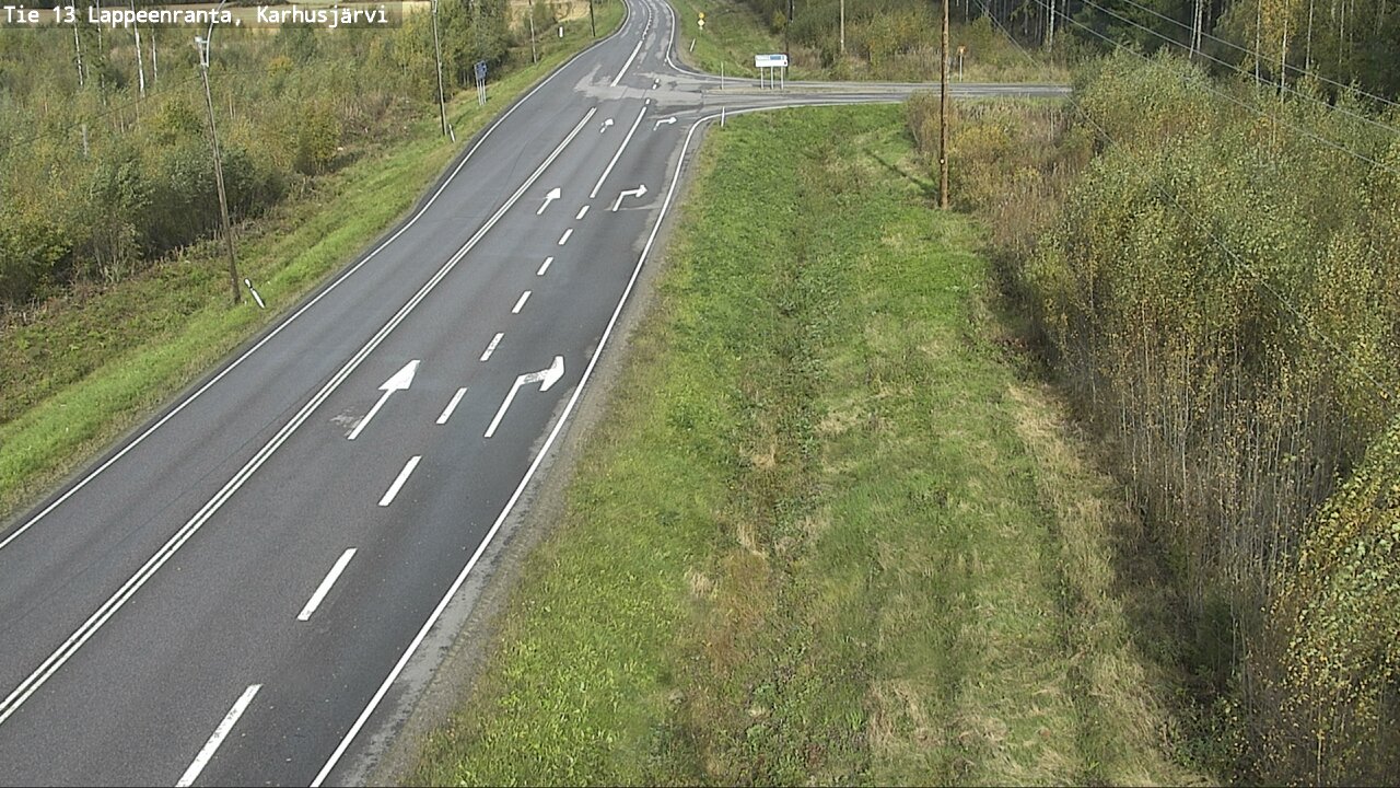 Kelikamerat Kuva Tie 13 Karhusjärvi, Lappeenranta, Etelä-Karjala