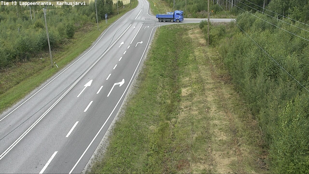 Kelikamerat Kuva Tie 13 Karhusjärvi, Lappeenranta, Etelä-Karjala