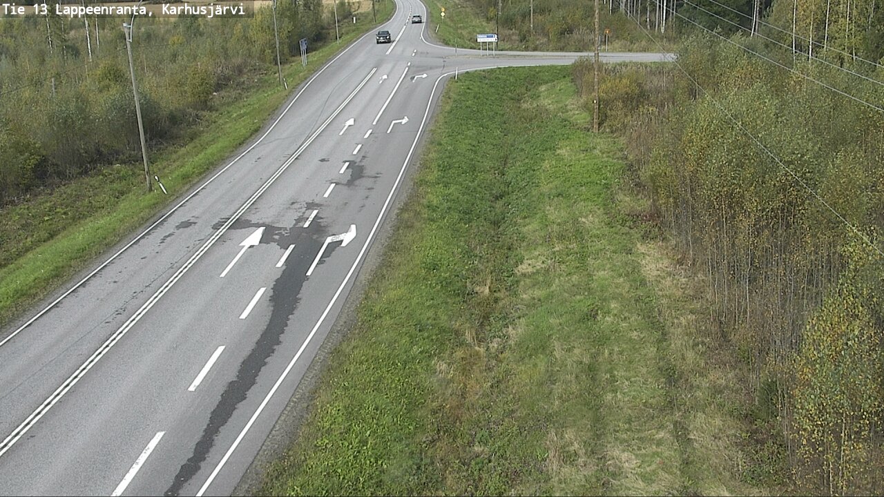 Kelikamerat Kuva Tie 13 Karhusjärvi, Lappeenranta, Etelä-Karjala