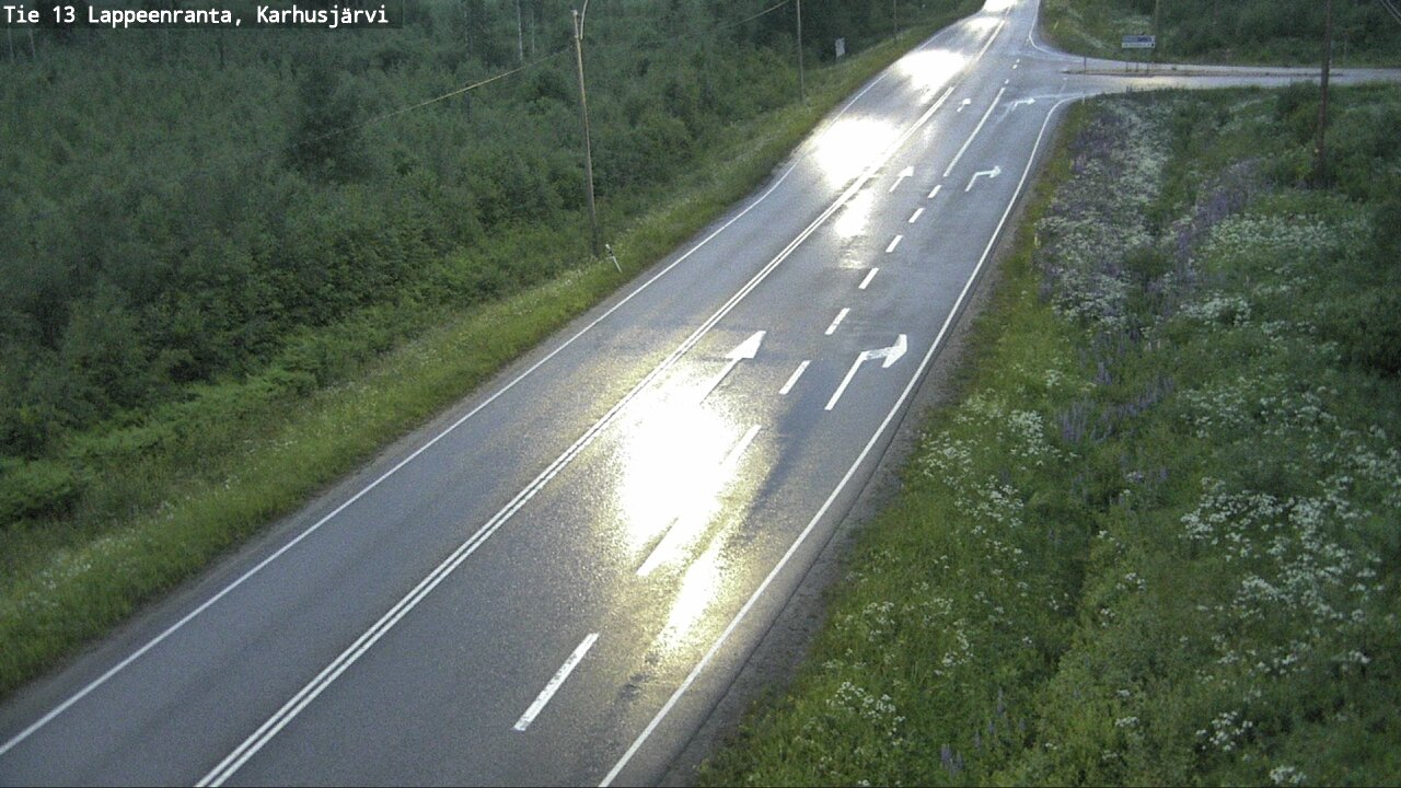 Kelikamerat Kuva Tie 13 Karhusjärvi, Lappeenranta, Etelä-Karjala