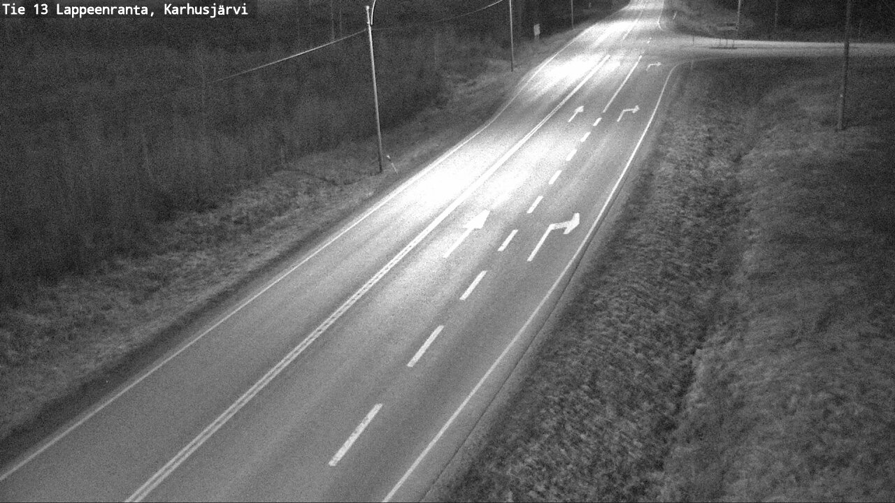 Weather Camera Image Road 13 Karhusjärvi, Lappeenranta, Etelä-Karjala