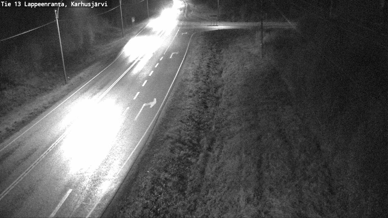 Weather Camera Image Road 13 Karhusjärvi, Lappeenranta, Etelä-Karjala