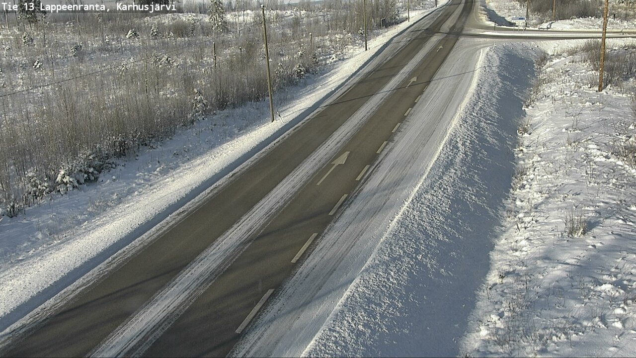 Weather Camera Image Road 13 Karhusjärvi, Lappeenranta, Etelä-Karjala