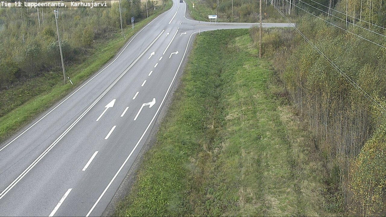 Kelikamerat Kuva Tie 13 Karhusjärvi, Lappeenranta, Etelä-Karjala