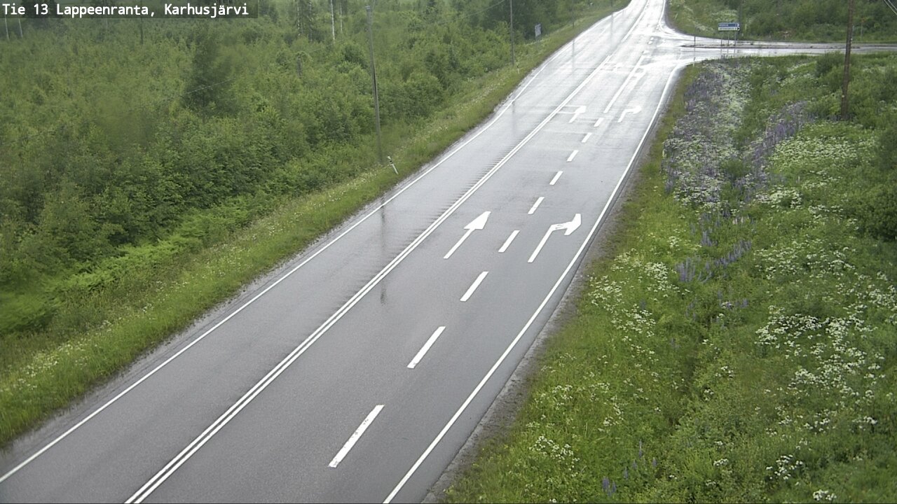 Kelikamerat Kuva Tie 13 Karhusjärvi, Lappeenranta, Etelä-Karjala