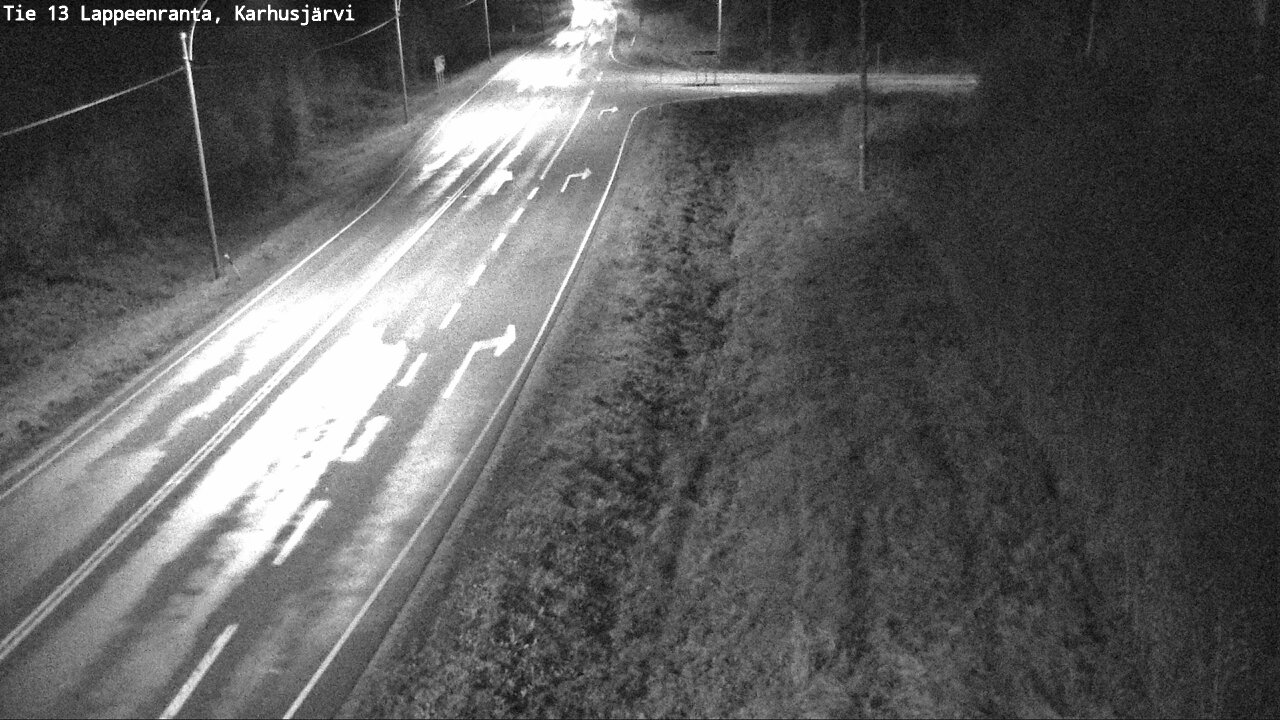 Weather Camera Image Road 13 Karhusjärvi, Lappeenranta, Etelä-Karjala