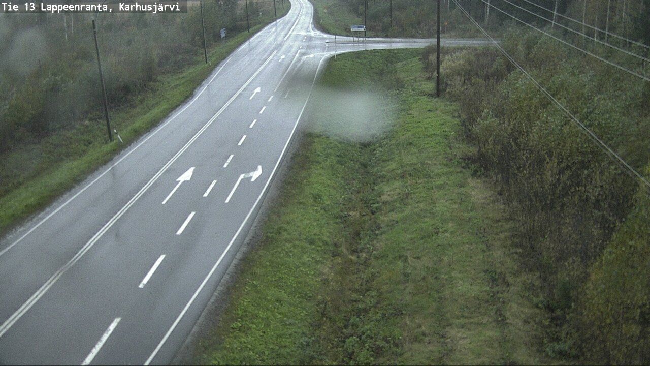 Weather Camera Image Road 13 Karhusjärvi, Lappeenranta, Etelä-Karjala