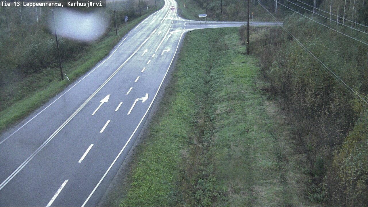 Weather Camera Image Road 13 Karhusjärvi, Lappeenranta, Etelä-Karjala