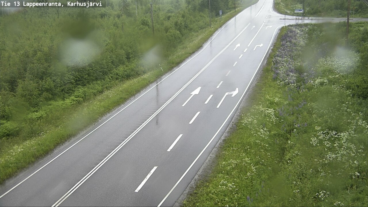 Kelikamerat Kuva Tie 13 Karhusjärvi, Lappeenranta, Etelä-Karjala