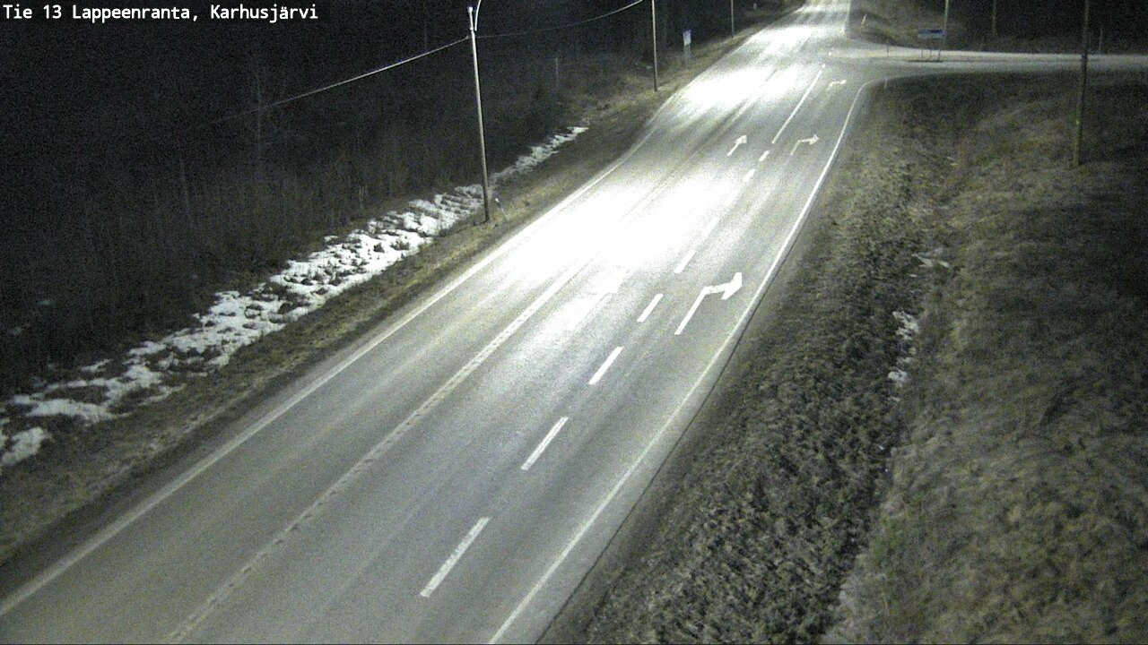 Weather Camera Image Road 13 Karhusjärvi, Lappeenranta, Etelä-Karjala