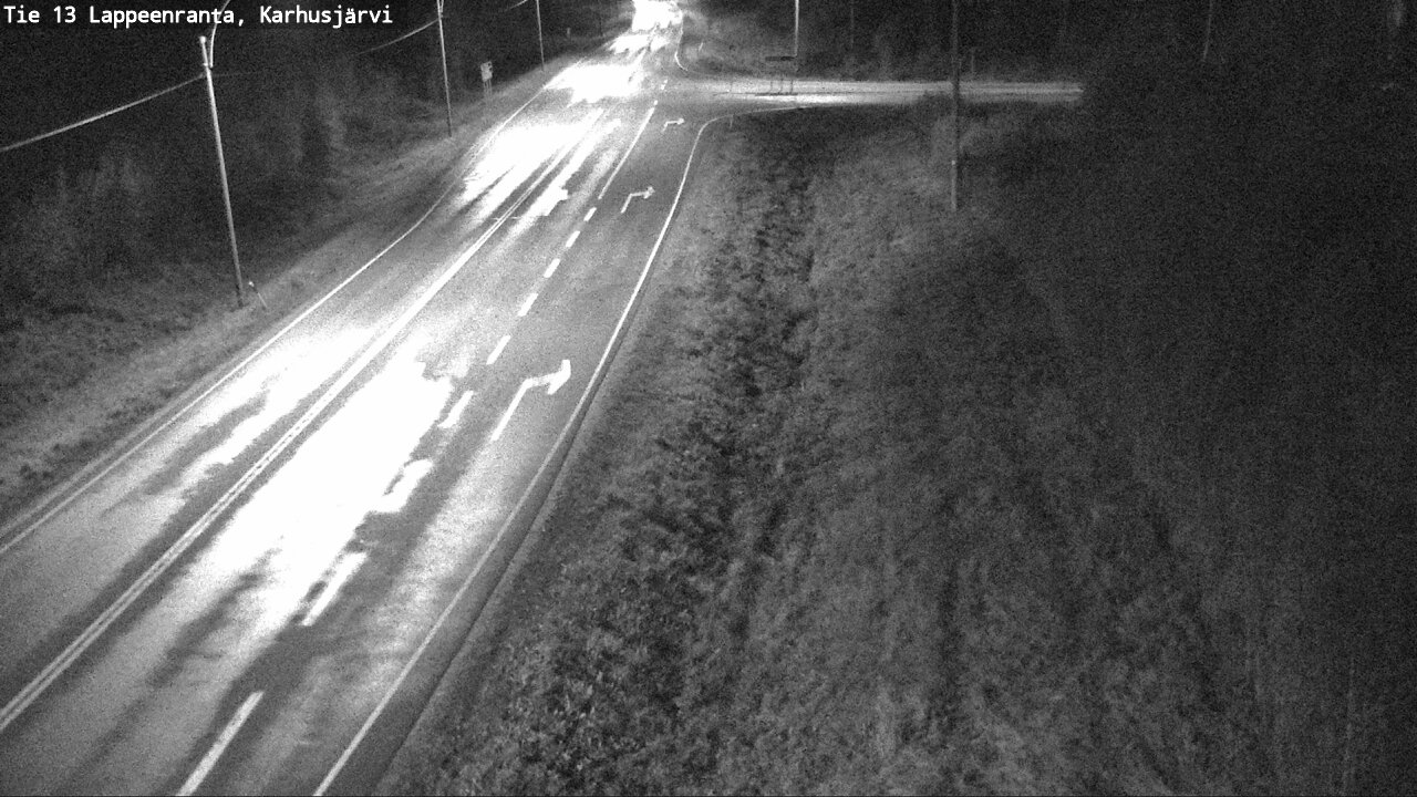 Weather Camera Image Road 13 Karhusjärvi, Lappeenranta, Etelä-Karjala