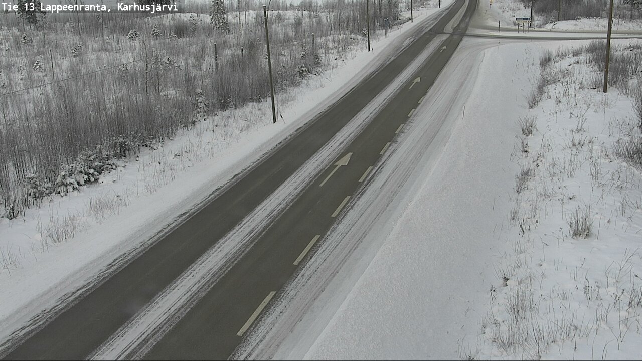 Weather Camera Image Road 13 Karhusjärvi, Lappeenranta, Etelä-Karjala