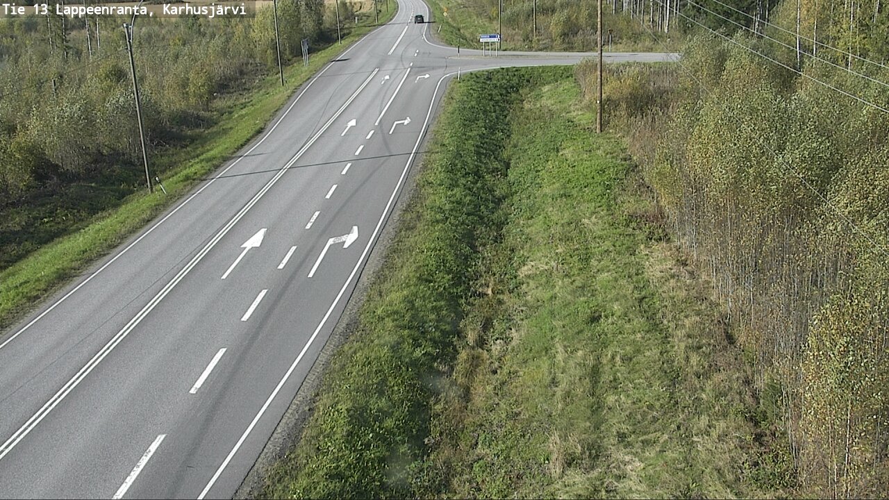 Weather Camera Image Road 13 Karhusjärvi, Lappeenranta, Etelä-Karjala