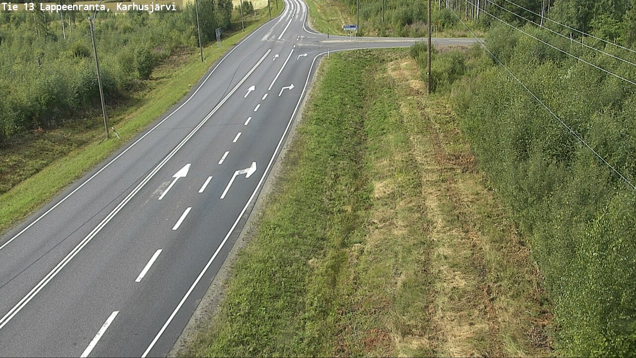Kelikamerat Kuva Tie 13 Karhusjärvi, Lappeenranta, Etelä-Karjala