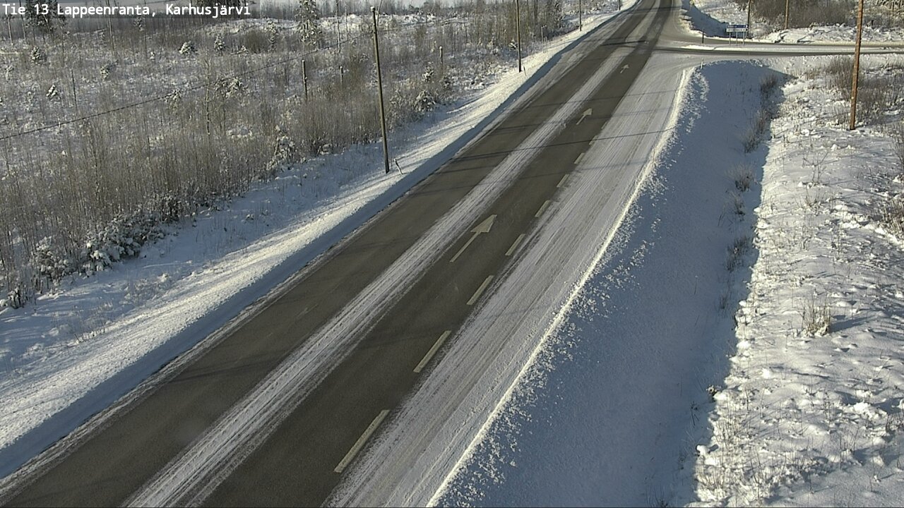 Weather Camera Image Road 13 Karhusjärvi, Lappeenranta, Etelä-Karjala