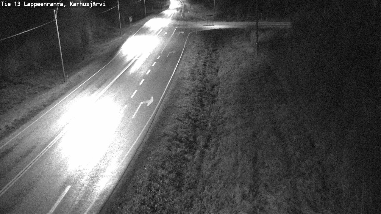 Weather Camera Image Road 13 Karhusjärvi, Lappeenranta, Etelä-Karjala