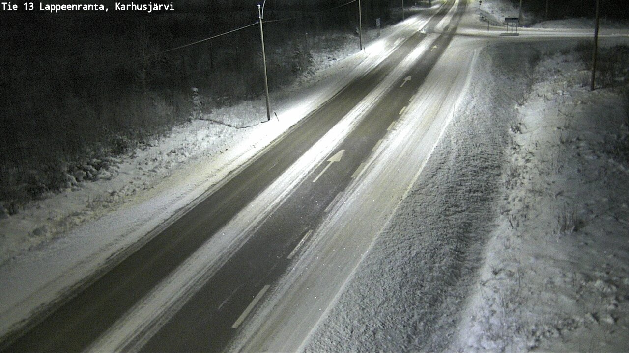 Weather Camera Image Road 13 Karhusjärvi, Lappeenranta, Etelä-Karjala