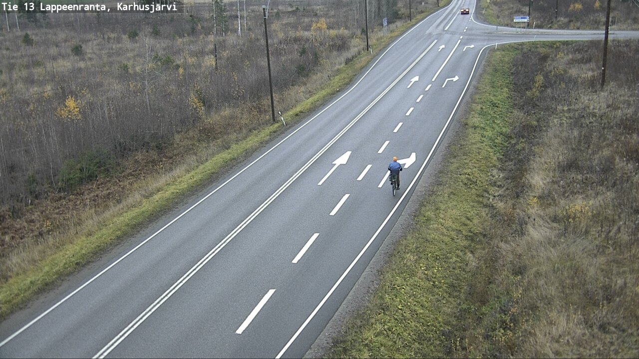 Kelikamerat Kuva Tie 13 Karhusjärvi, Lappeenranta, Etelä-Karjala
