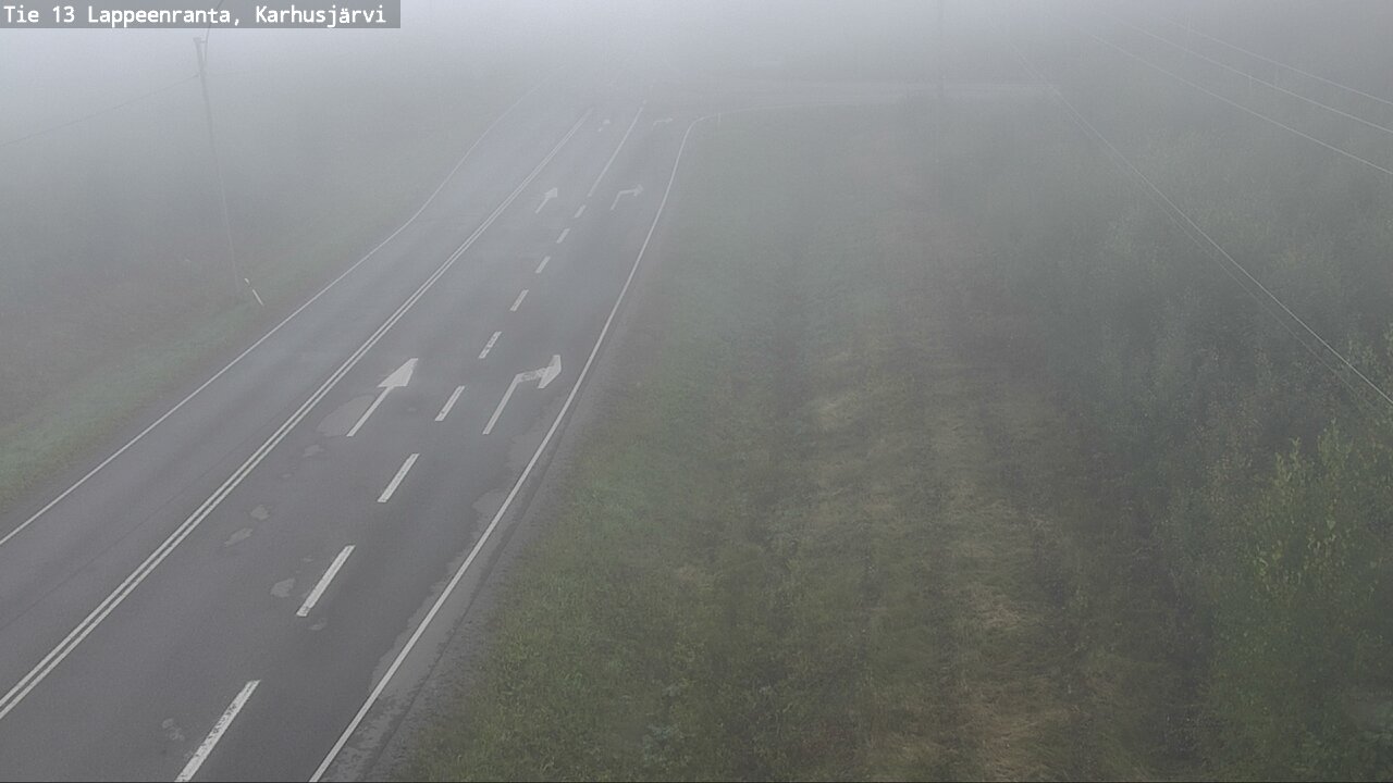 Weather Camera Image Road 13 Karhusjärvi, Lappeenranta, Etelä-Karjala