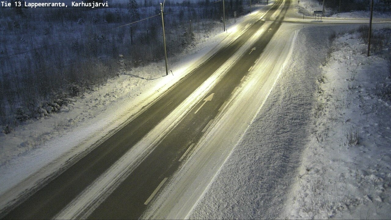Weather Camera Image Road 13 Karhusjärvi, Lappeenranta, Etelä-Karjala