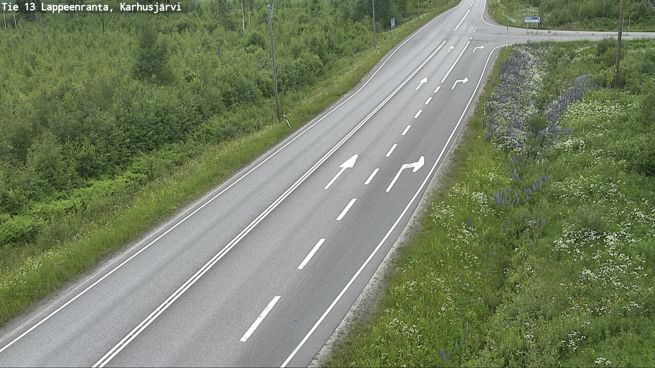 Kelikamerat Kuva Tie 13 Karhusjärvi, Lappeenranta, Etelä-Karjala